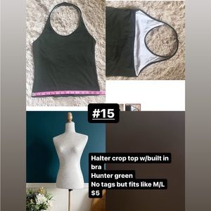 Halter Crop Top